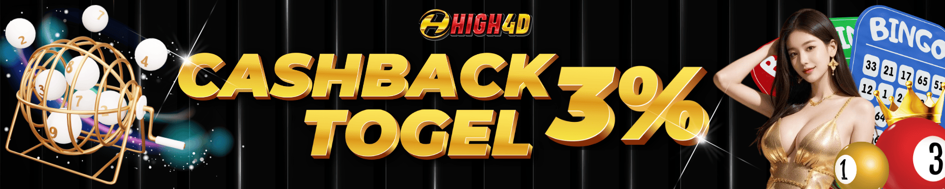 CASHBACK TOGEL 3% HANYA DI HIGH4D